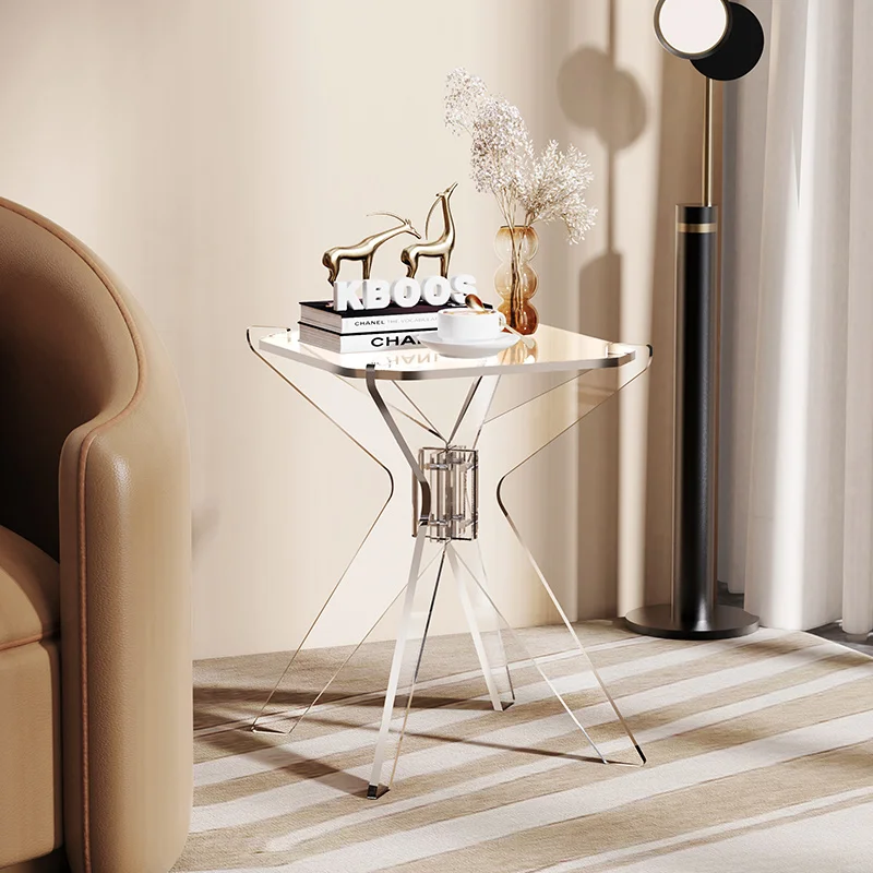 

The product can be customized. Round coffee table, small table, internet red, modern, simple, luxurious sofa, small edge table