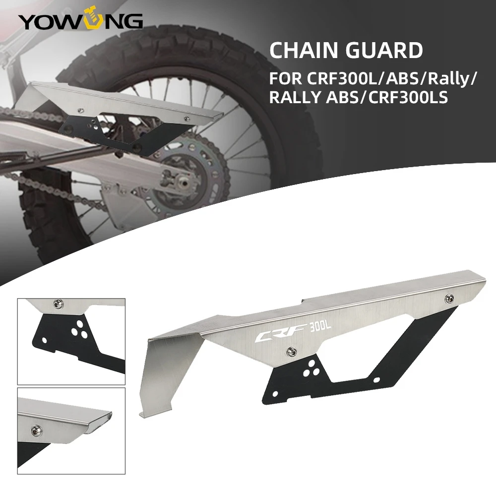 

Motorcycle Chain Guard Cover Protector FOR HONDA CRF300L RALLY ABS CRF300LS CRF300 CRF 300 L LS 300L 300LS 2021 2022 2023 2024