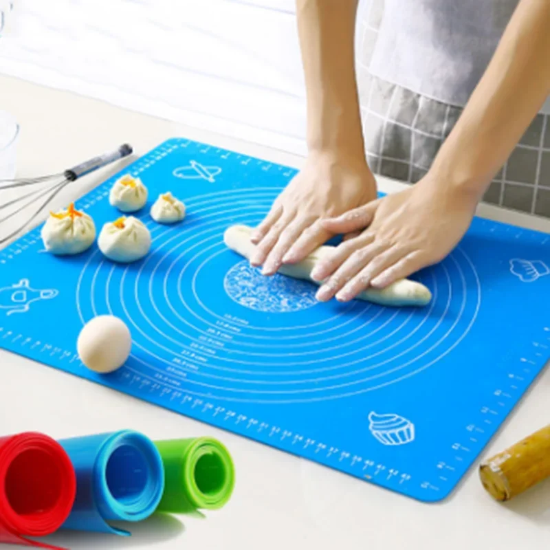 29*26cm Silicone Baking Mats Sheet Pizza Dough Non-Stick Maker Holder Pastry Kitchen Accessories Cooking Tools Utensils Bakeware 1