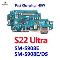 USB Dock Connector Charging Port Flex Cable and Microphone Replacement (S22 Ultra S908E)
