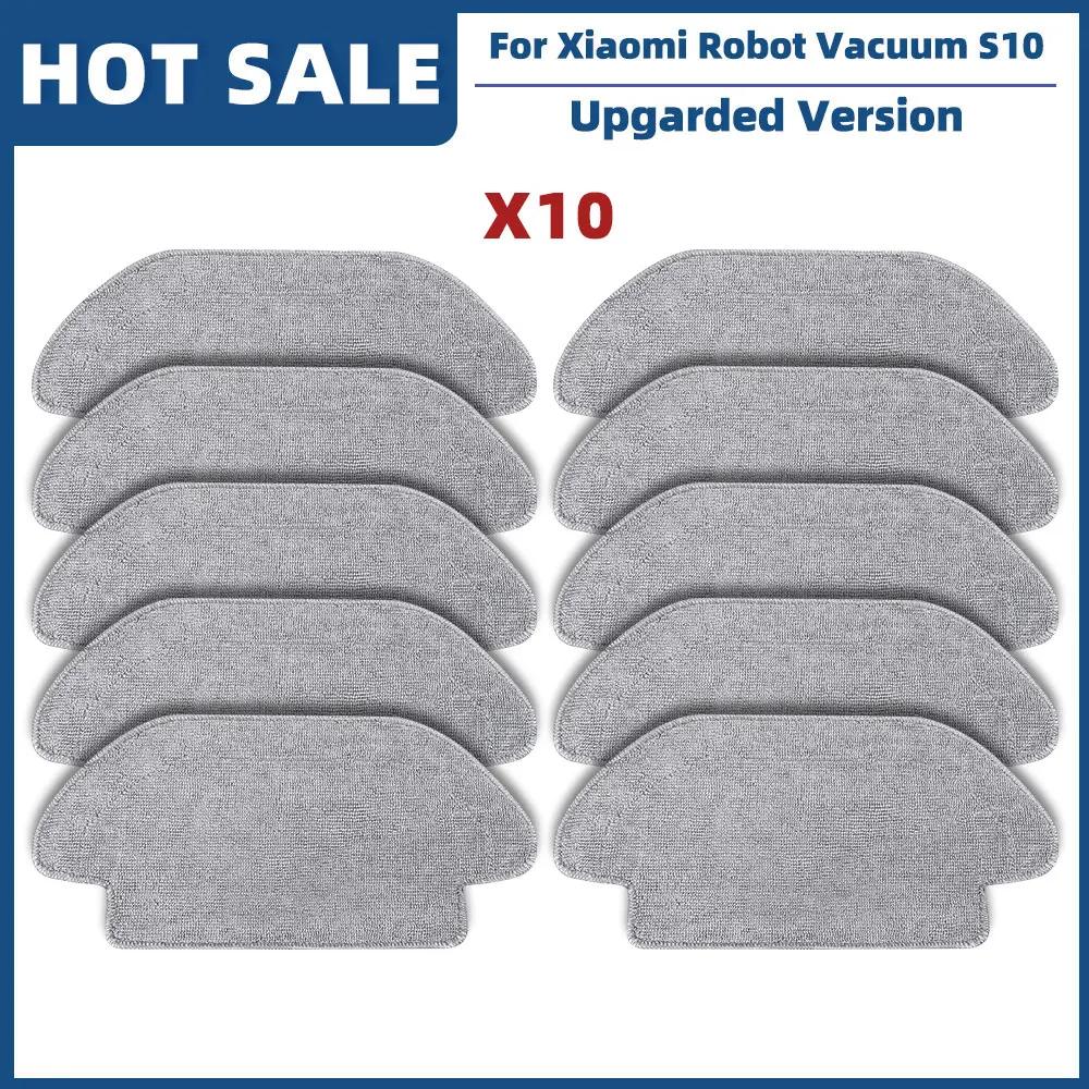 Robot Vacuum Essential Accessory Set with Main Side Brush, Filter, and Mop