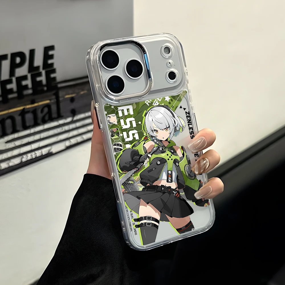 Luxury Transparent Phone Case - Zenless Zone Zero Anby Nicole Design
