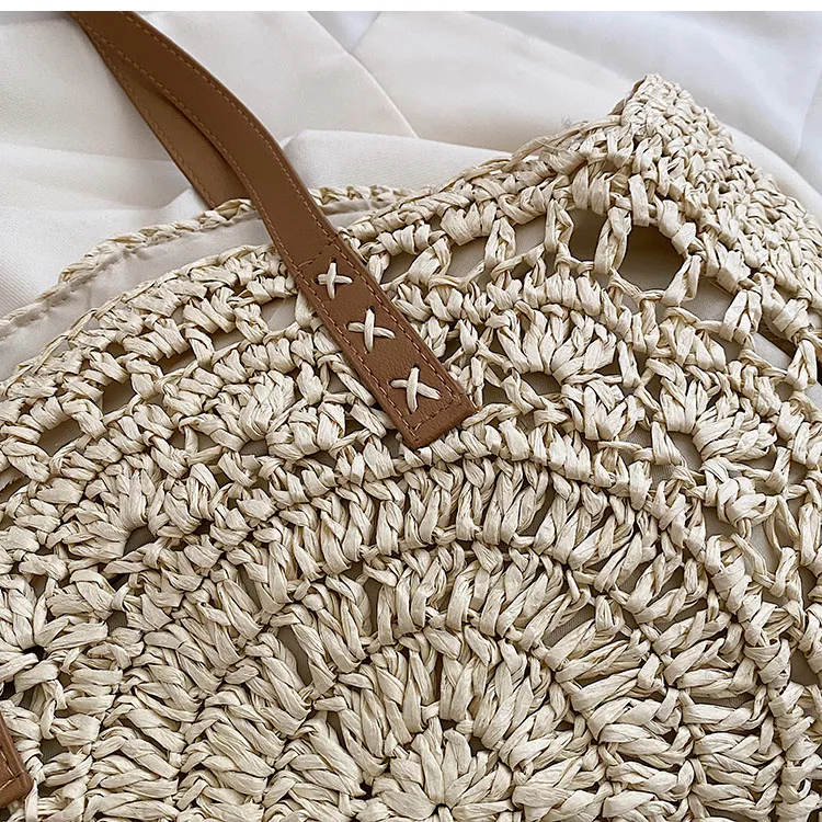 Bolso Cruzado De Hombro Tejido De Paja Para Mujer, Bandoleras Femeninas De Seda Bandoleras Peque As