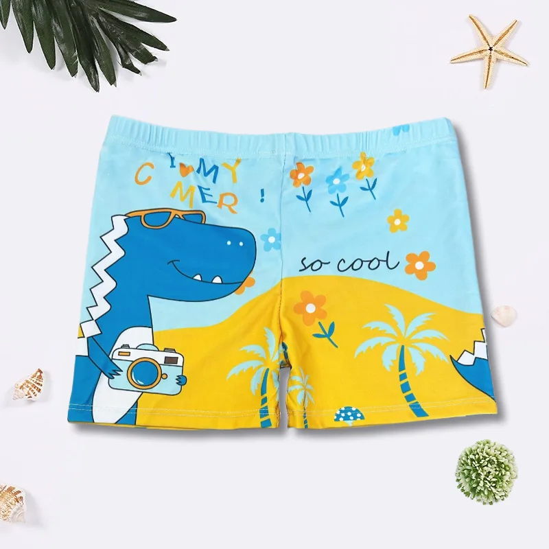 Boys Swimwear Cartoon Dinosaur Swim Trunks For Children Boys Swim Trunk Kids Bathing Short Beachwear Boys Swimming Clothes