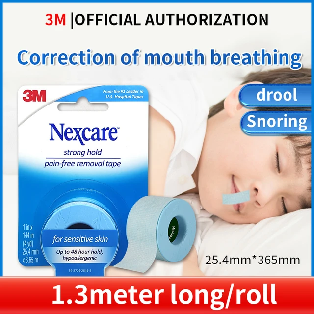 30 Cintas Bucales para Dormir, Tiras de Sueño Portátiles Profesionales para  Niños, Tiras Suaves Y Seguras para la Boca, para Reducir la Respiración  Bucal Y los Ronquidos, Mejor Respiración Nasal : 