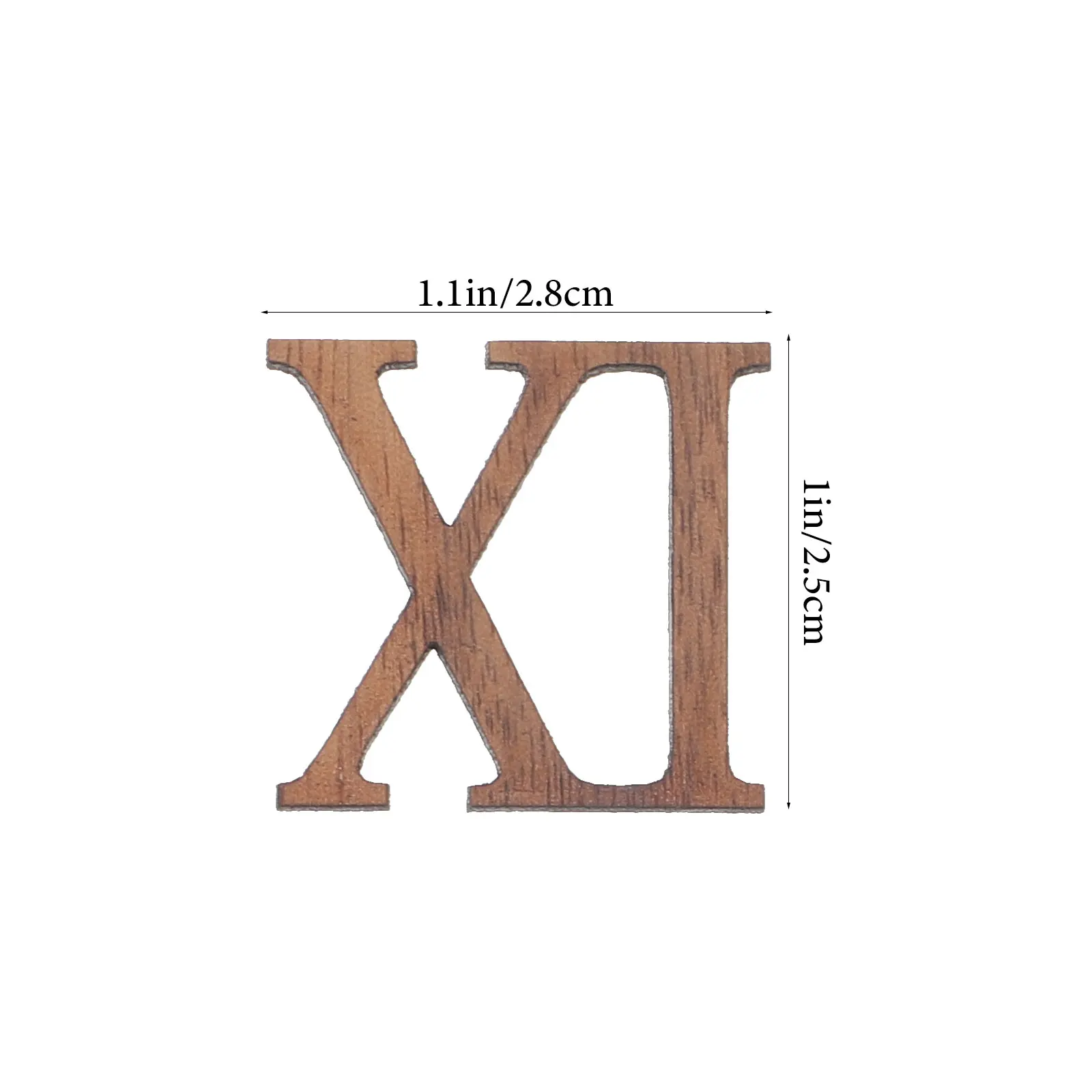 1 Set Quartz Clock Numerals Accessories Arabic Number Roman Numerals Clock Parts Handmade Material Restore Digital Repair Tools