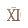 1 Set Quartz Clock Numerals Accessories Arabic Number Roman Numerals Clock Parts Handmade Material Restore Digital Repair Tools 3