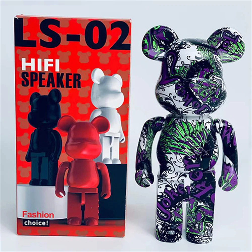 Wireless HIFI Bluetooth 5.2 Speaker Portable Voilent Bear Speakers High Sound Stereo Bass Subwoofer