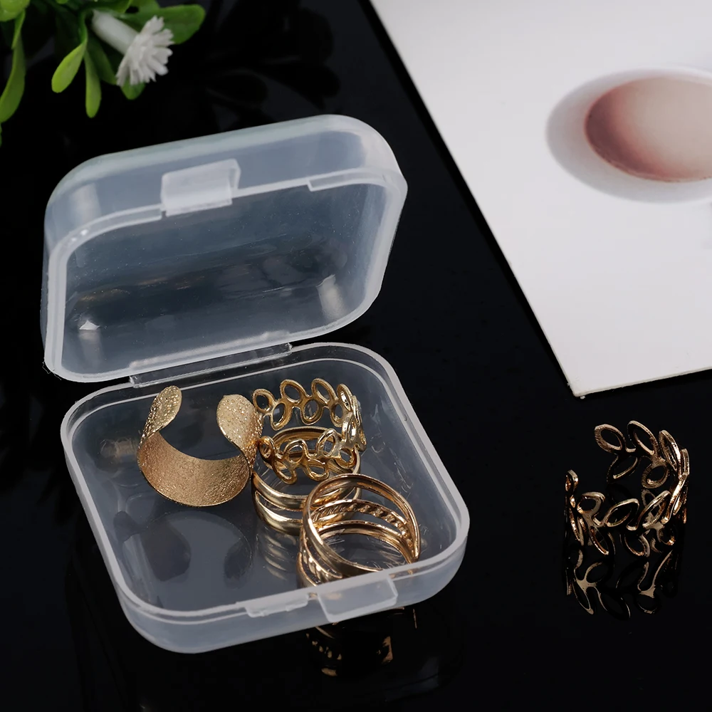 Anti-oxidation Jewelry Storage Bag Desktop Drawer Organizer Transparent Necklace Bracelet Ring Holder Jewelry Organizer Boxes 