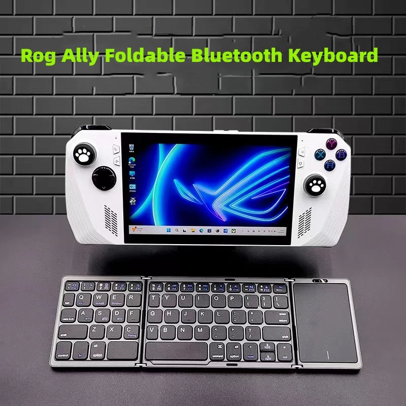 Rog Ally Foldable Bluetooth Keyboard For Travel Tri Folding Wireless Rog Ally Foldable Bluetooth Keyboard For Travel Tri Folding Wireless