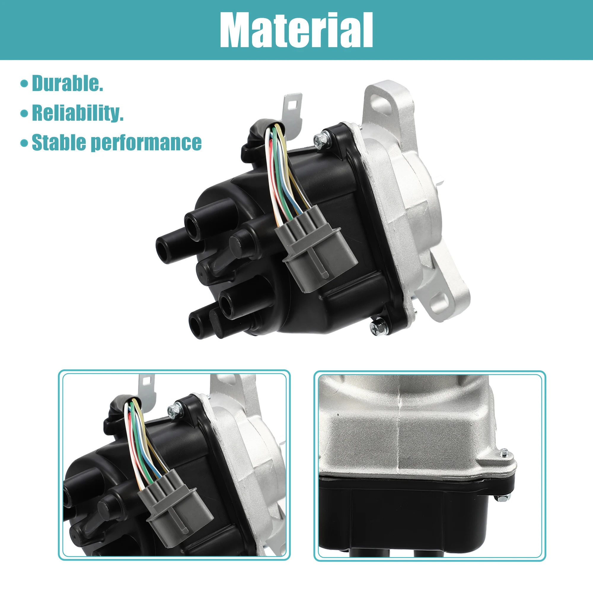 Uxcell Replacement Ignition Distributor for Honda Civic for Acura EL 1.5L/1.6L SOHC 1999 2000 TD-91U TD91U TD63U TD-63U TD-7