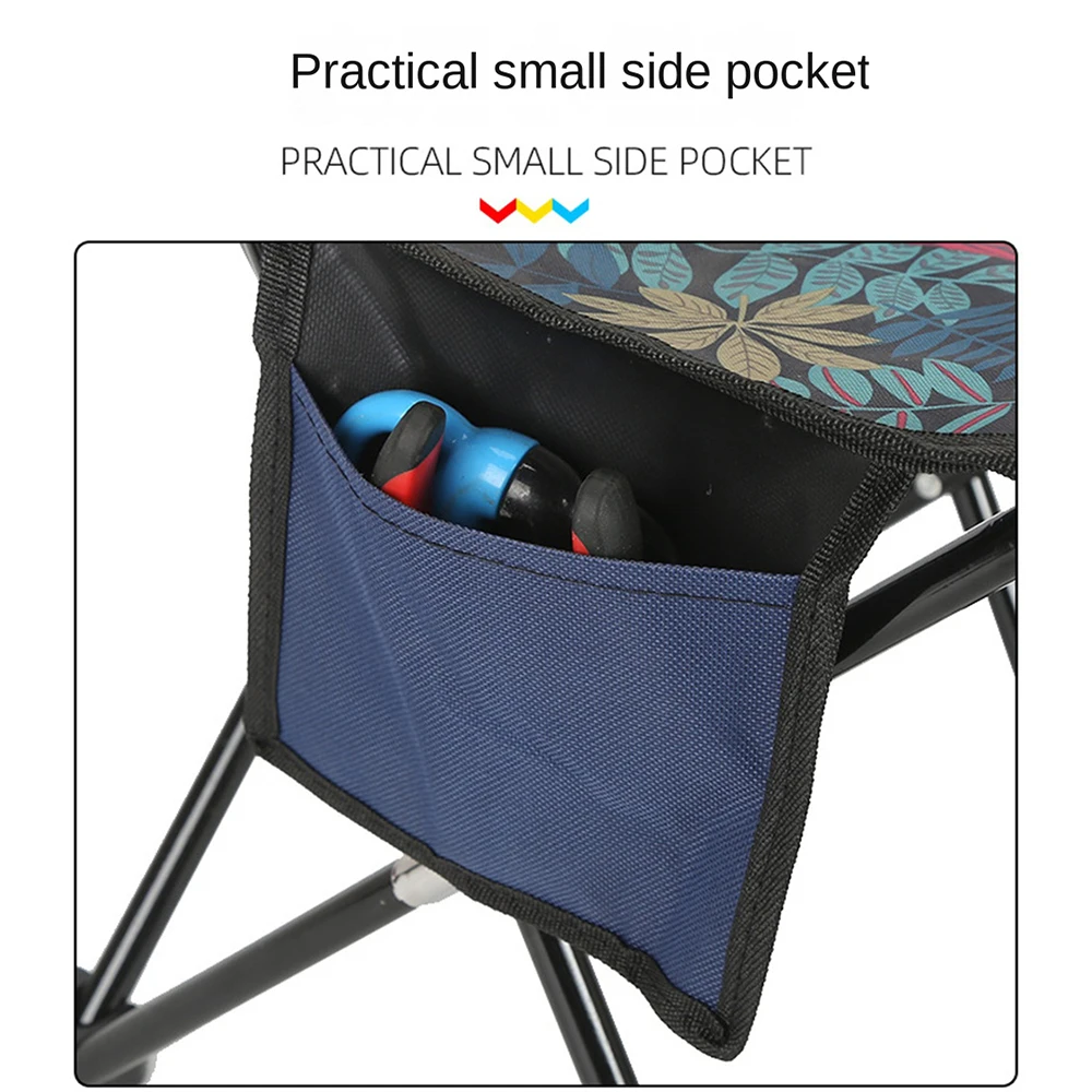 Outdoor Portable Folding Aluminum Fishing Chair Stool for Camping Picnic Hiking