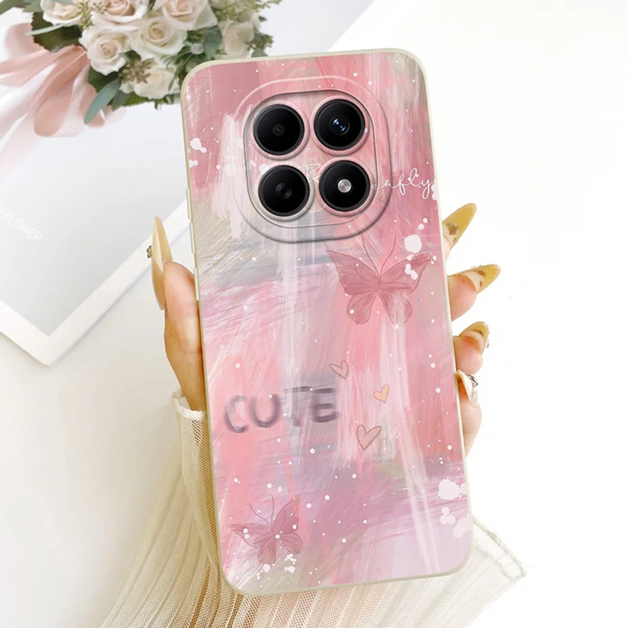 حافظة لهاتف Xiaomi Redmi Note 15 Pro بنمط الزوجين من السيليكون غطاء خلفي ناعم لهاتف Redmi Note 15 15 Pro Plus Fundas