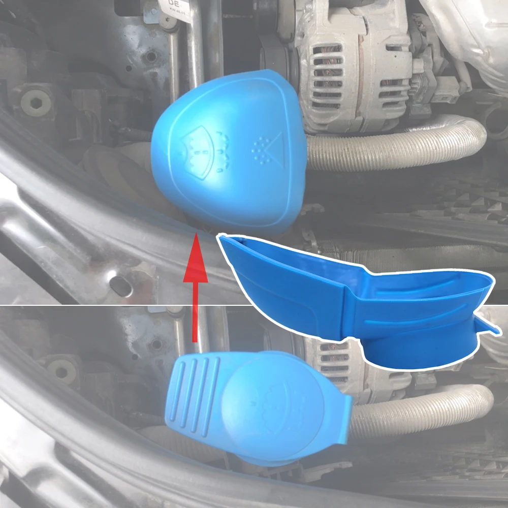 Per Vw Phaeton 3D Polo Mk 3/4/5 6N 9N 6R Audi Skoda Seat Wiper Washer Fluid Reservoir Tank Filler Cap Coperchio Screen Wash Imbuto