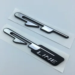1X Car Tuning Atuo Emblem Sticker GT Line Letters Decals for Kia Forte Ceed Stinger Shuma Rio Sportage Soul Cerato Accessories