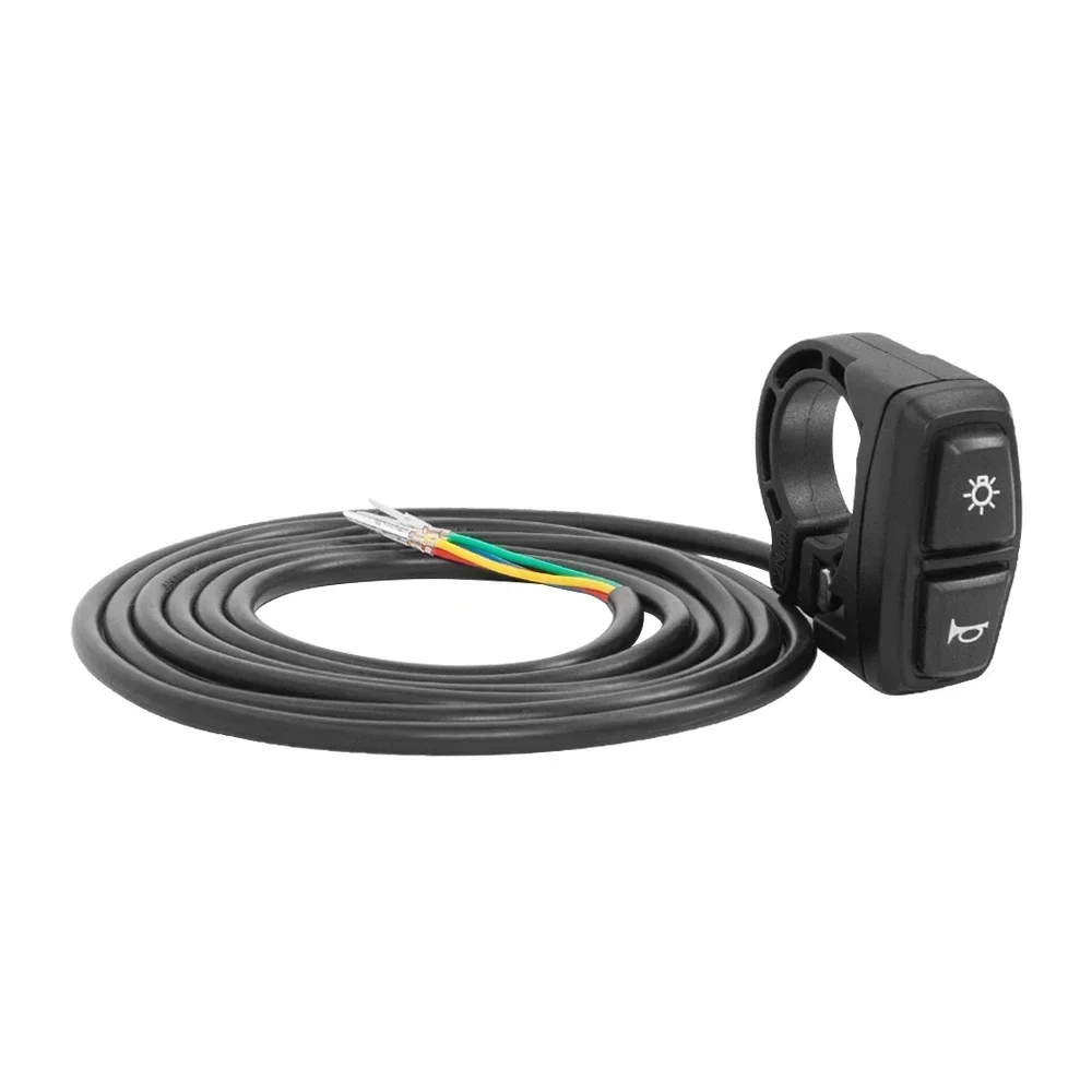 Electric Bike Scooter Light Switch DK226 Ebike Horn Switch Bicycle Motorcycle Button Control Turn Signal Lights DK336