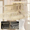 10/20pcs Clear Acrylic Hangers Non-Slip Plastic Transparent Flash Closet Organizer Save Space Camisole Skirts Dressing Storage 1