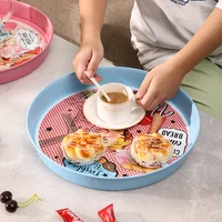INS Antique Metal Serving Tray for Snacks Candy Bread Wedding Party Drinks Appetizer Storage Plate Desktop Ornaments Organizer 2