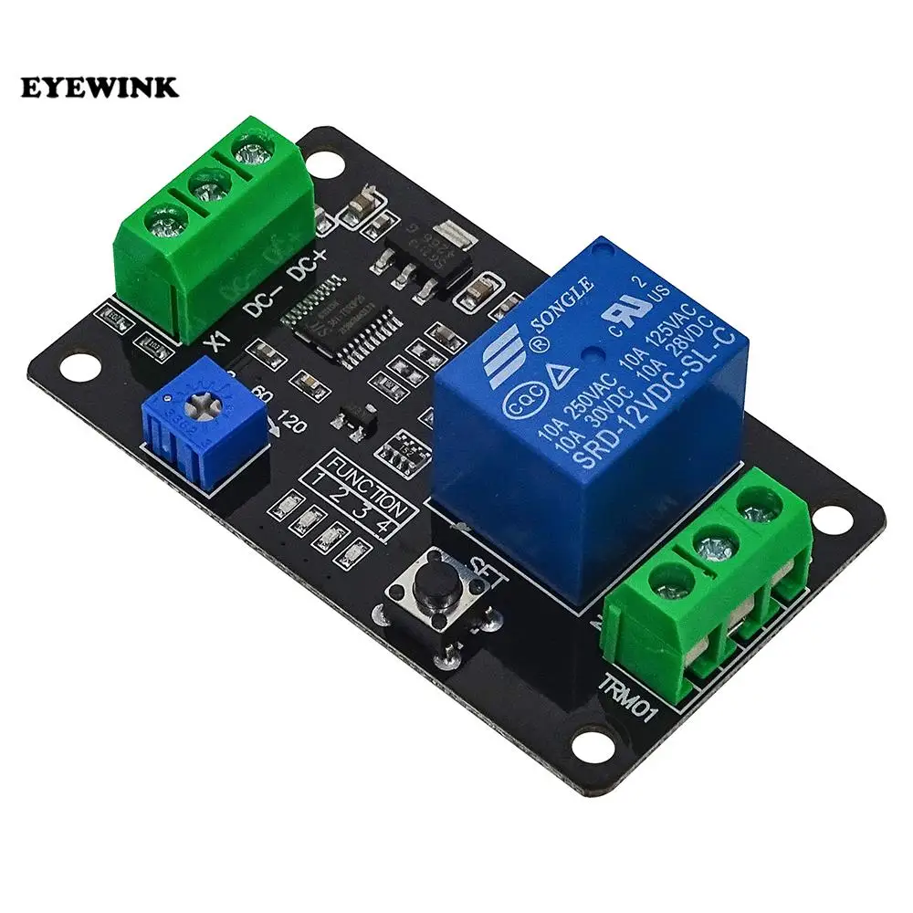 TRM01 Time Delay Relay Module / SelfLocking / Delay Switch / Poweron