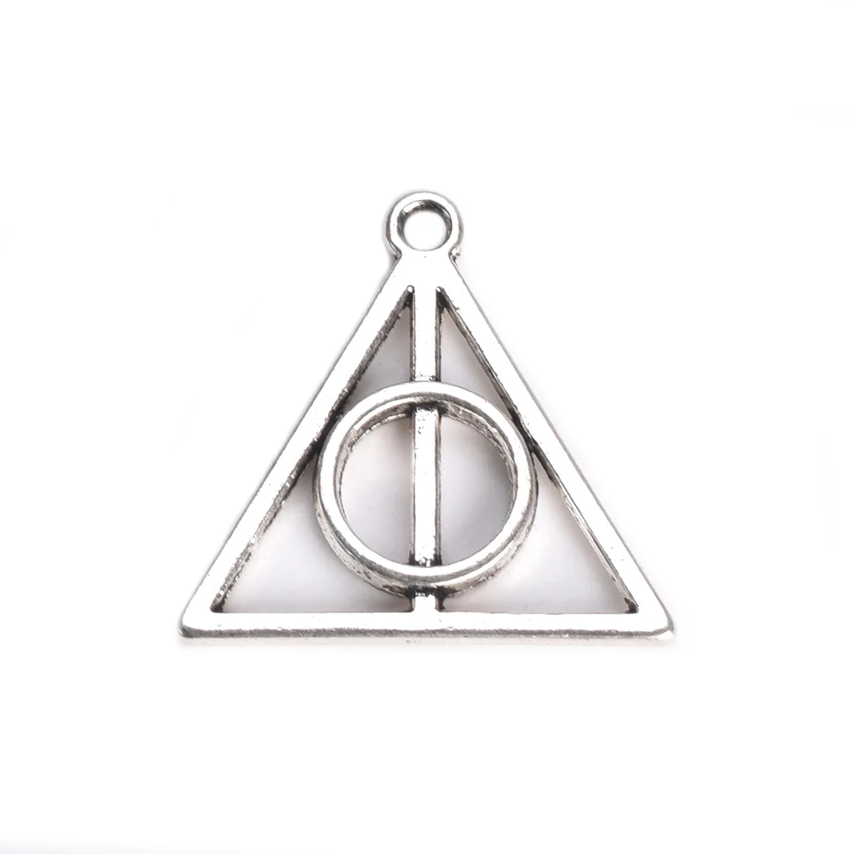 10pcs 21x22mm Triangle Shape Tibetan Silver Color Zinc Alooy Metal Loose Pendants For Jewelry Making 10pcs antique style brass cabinet drawer label tag file name card holder frame cabinet jewelry box pulls zinc alloy