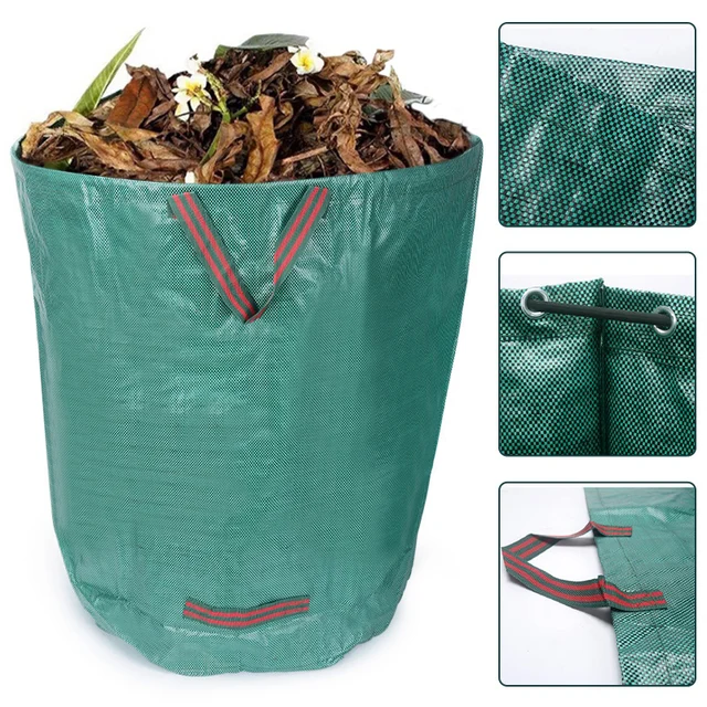 Elhullott Levelek Hulladékgyűjtés A Konténer Szemét Összecsukható Kerti Szeméttárolás Kültéri Tartós Kapacitás - Image 6