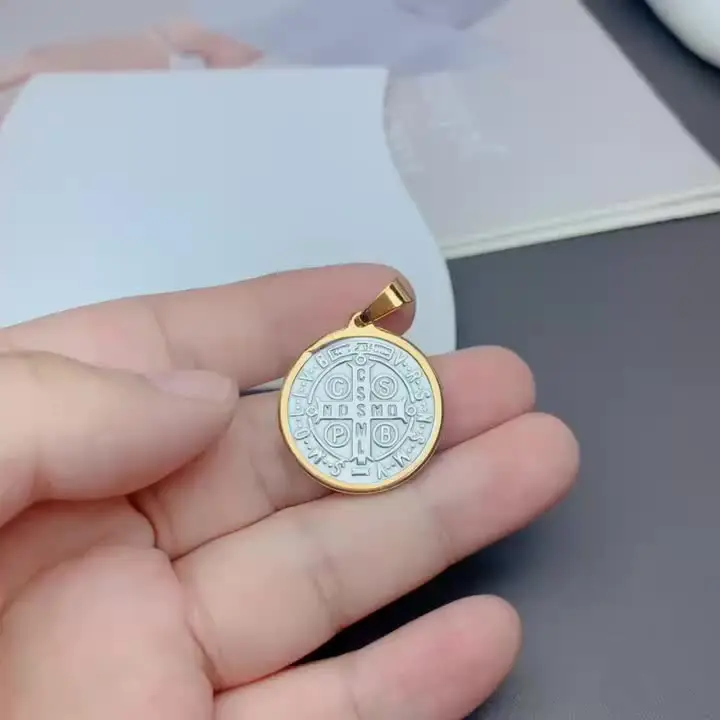 Круглая металлическая медаль из нержавеющей стали в ассортименте