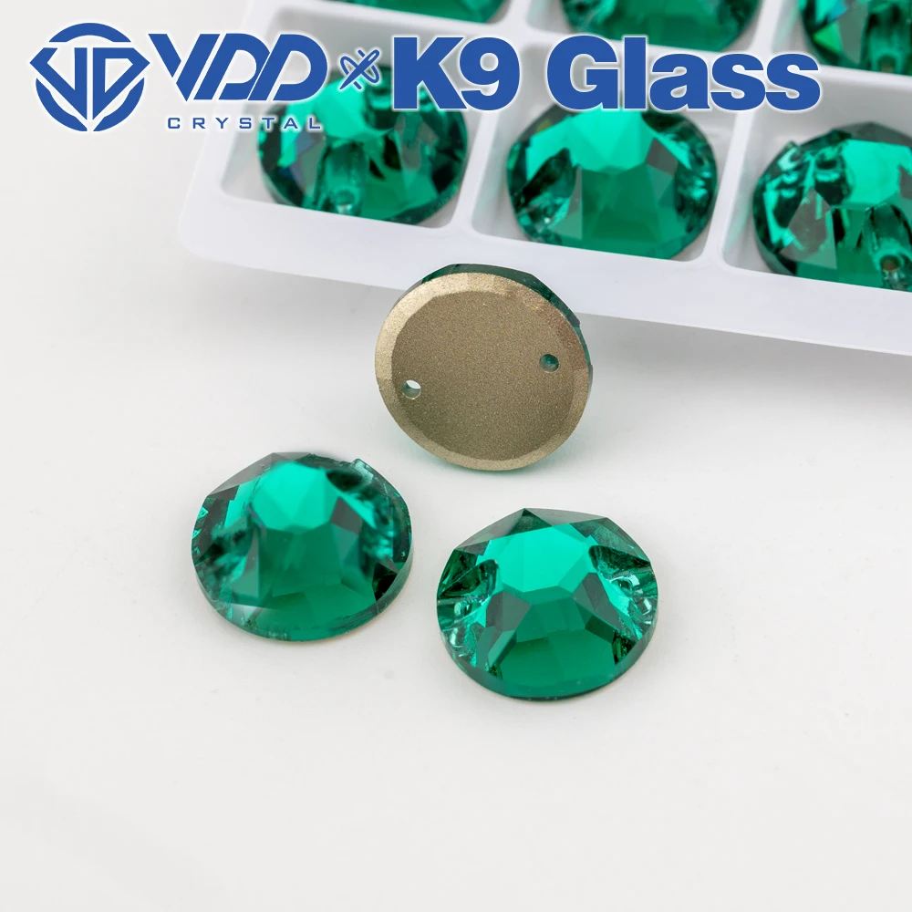 VDD 8 große 8 kleine mehrfarbige hochwertige K9-Glas-Strasssteine zum Aufnähen, Kristall-Nähsteine mit flacher Rückseite für Bekleidungsdekorationen – Detail 18
