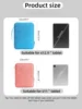 Tablet Sleeve Bag for iPad Pro 12.9 11 inch iPad 10th Air 5 4 3 10.9 10.2 inch 9th 8th 7th Generation Waterproof Zipper Pouch 6