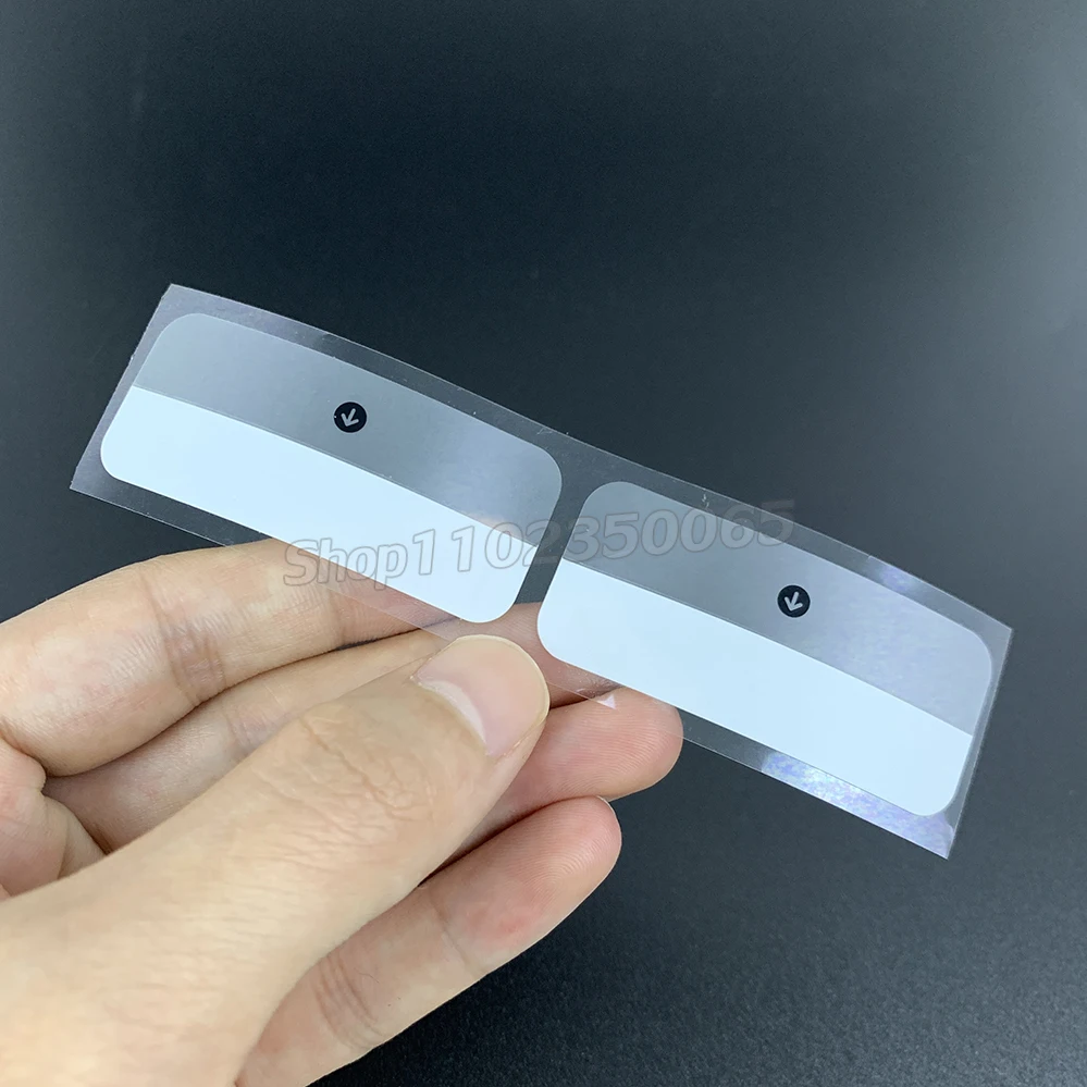 100pcs New Package Box Arrow Mark Unseal Sticker For Pencil Pro MacBook iPad AirPods Open Outer Packing Sealing Shrink Film