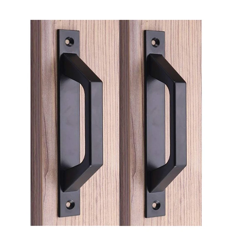 Aluminium Alloy Door Handles Balcony Bedroom Kitchen Door Pulls Silver White Furniture Handle Hardware 1pc door handles
