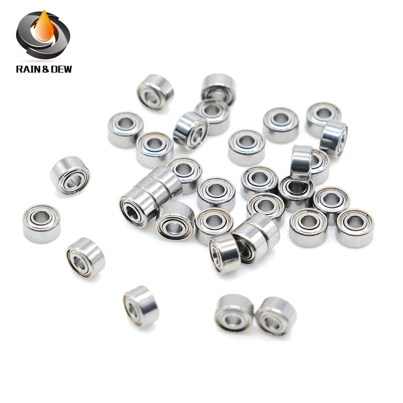 10Pcs MR52ZZ bearing 2X5X2.5 mm ABEC-9 micro bearing video card fan replacement quiet,ball bearings,miniature bearings,mini ball bearing