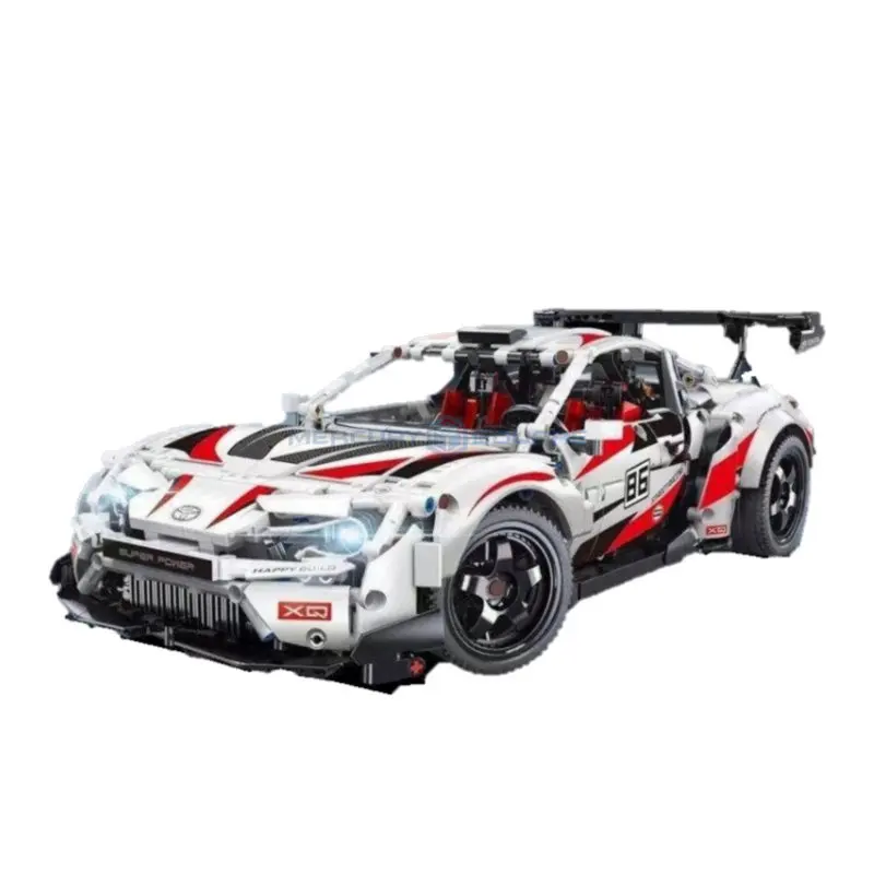 

GT86 Super Speed Racing Car MOC YC-23002 White 1:10 Vehicle Model Building Blocks Bricks Set Furious Toys for Kids Boys