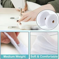2Roll Jelly Roll Batting Strip 2 1/4In Cotton Blend Fleece Batting On A Roll Total 70Yard For Jelly Roll Rugs,Throw Rugs 2