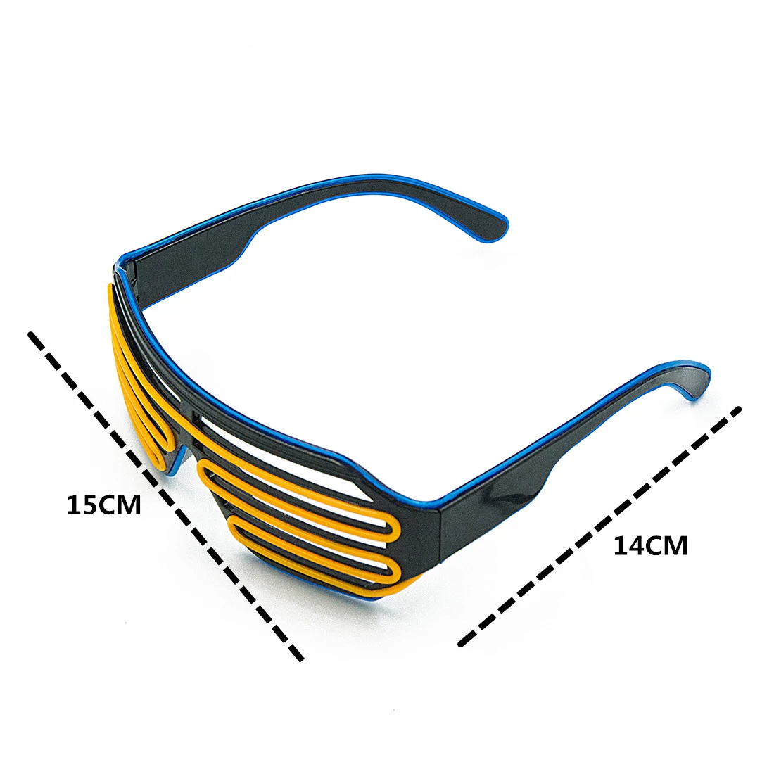 Luminous Neon LED Glow Glasses for Party Costumes and Decoration