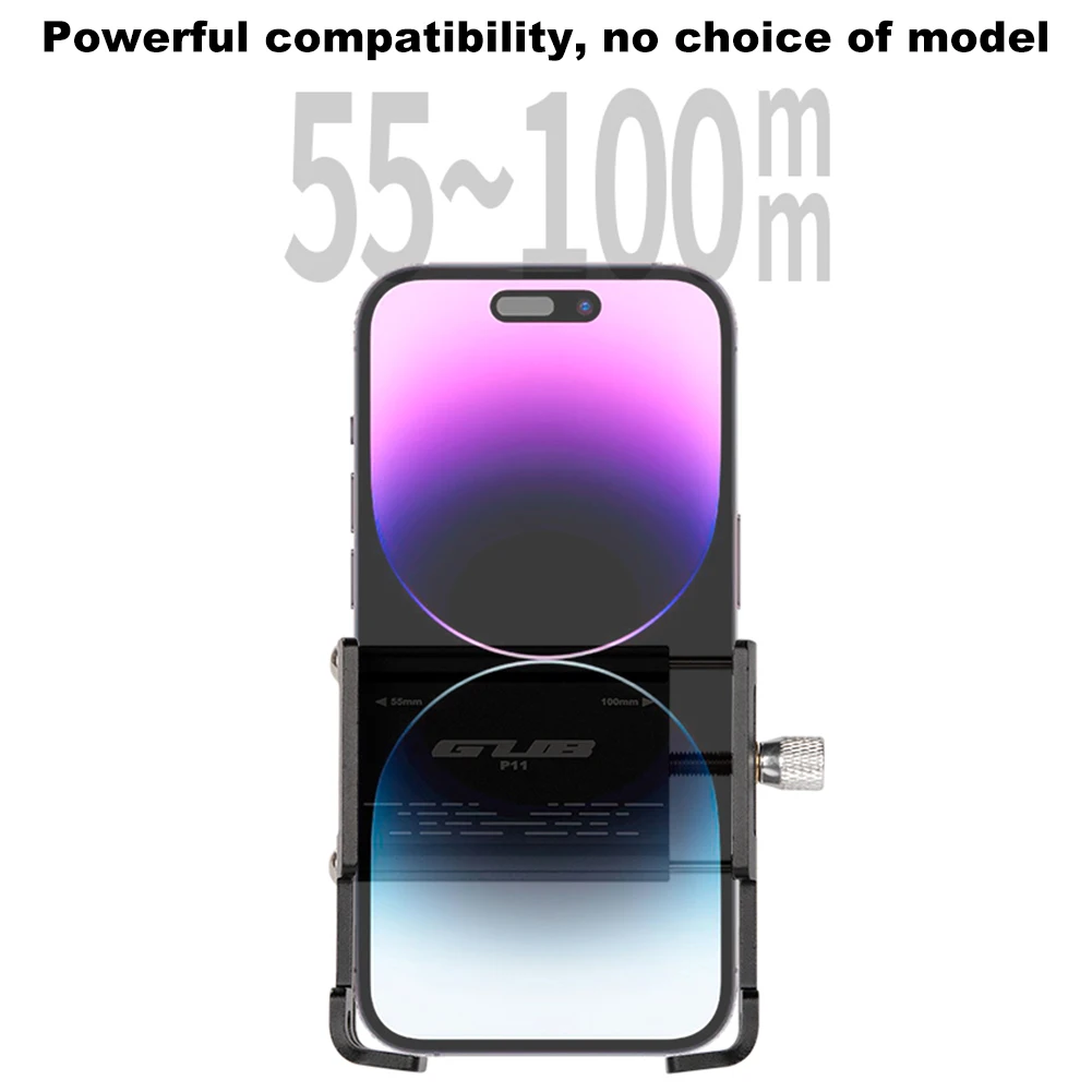 Bicycle Stem Cell Phone Mount Bicycle Mount Phone Holder Universal Bike Cycling Phone Clamp Fit for 1.96 To 3.93 in Smartphone