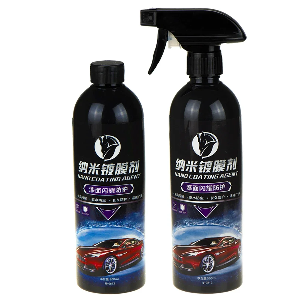 1000ML Car Nano Ceramic Coating 10H Liquid Wax Glass Plated Crystal Hydrophobic Waterproof Polishing Paint Hardness Car Polish