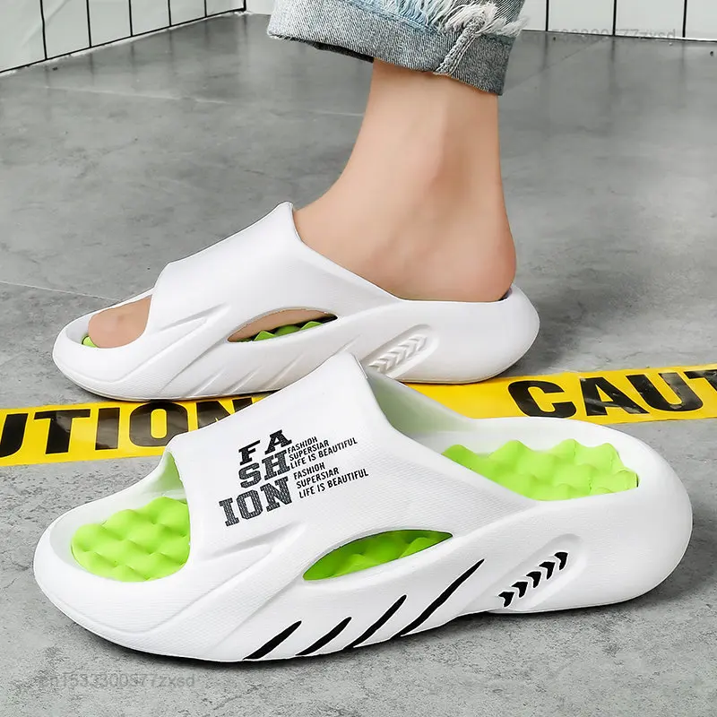 Summer Men Women Slippers Indoor Outdoor Sandals Beach EVA Soft Sole Anti-slip Flip-flops Bathroom Sandals For Xiaomi