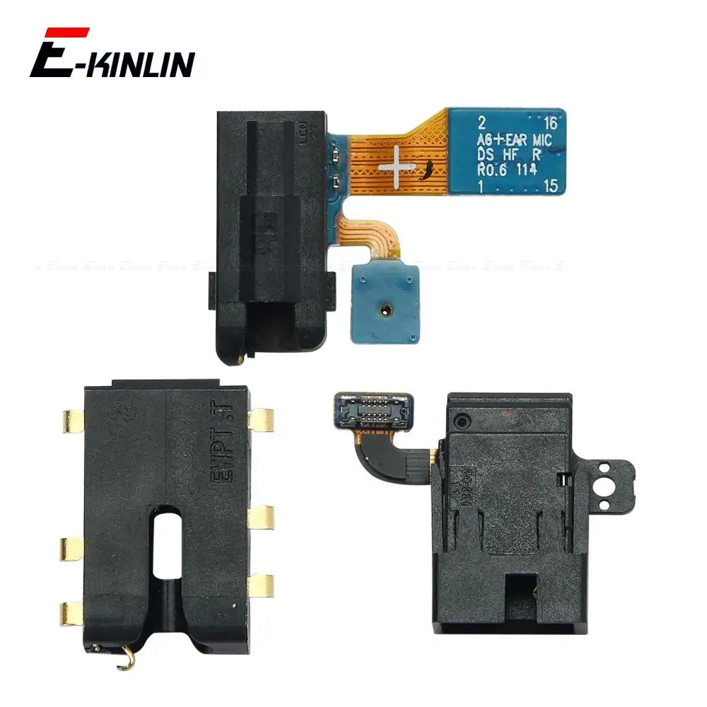 Ear Earphone Jack Audio Flex For Samsung Galaxy A3 A5 A6 A7 A8 Plus A9 Pro 2016 2017 2018 Headphone Port Connector Repair Parts