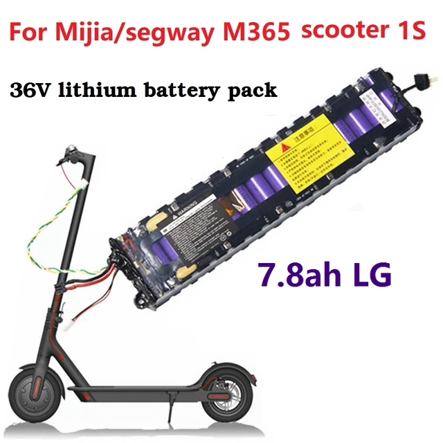 Batterie LG Trottinette électrique XIAOMI 7,8Ah 36V M365, 1S et Essential