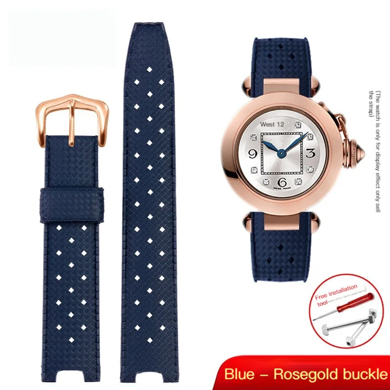 Waterproof & Sweatproof Concave Rubber Strap