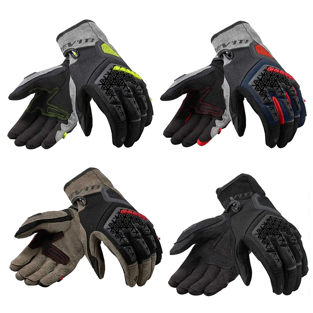 Motorcycle Gloves Sports Gloves Leather Motorcycle Gloves Revit Mangrove Gloves Touch Screen Mesh Textile Genuine Leather Motocross Raing Street Motorcycle Riding