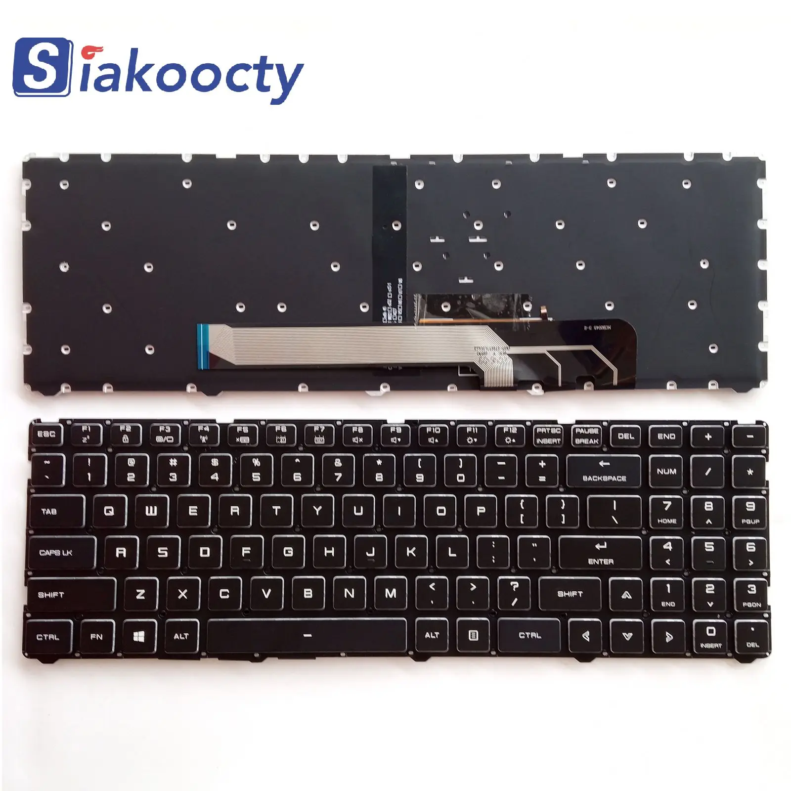 US English Backlit Keyboard For Gateway GWTN156-2 GWTN156