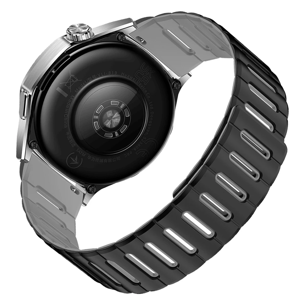 Magnetic Loop Silicone Strap, 20mm/22mm Watchband Replacement