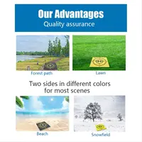 Drone Coordinate Pad 43cm for Avata 2 / 3 Pro Drone Landing Pad Coordinate Pad PU 6