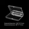 Acrylic Transparent Box Lid Jewelry Candy Storage Box Badge Commemorative Coin Storage Box Personal Postcard Box Home Accessory 3