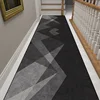 Modern Home Long Corridor Carpet Non-slip Stairway Rug Hotel Lobby Passageway Runner Washable Room Decor Floor Mats Customizable 4