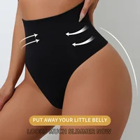 UBAU 2025 taille haute tongs sans couture femmes culottes string Lingerie ventre contrôle façonnage ceinture Shaper sous-vêtements 2
