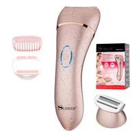 Electric Bikini Trimer Shaver Women: 2 in 1 IPX7 Waterproof Wet & Dry Use Body Hair Trimmer and Facial Hair Remover 1