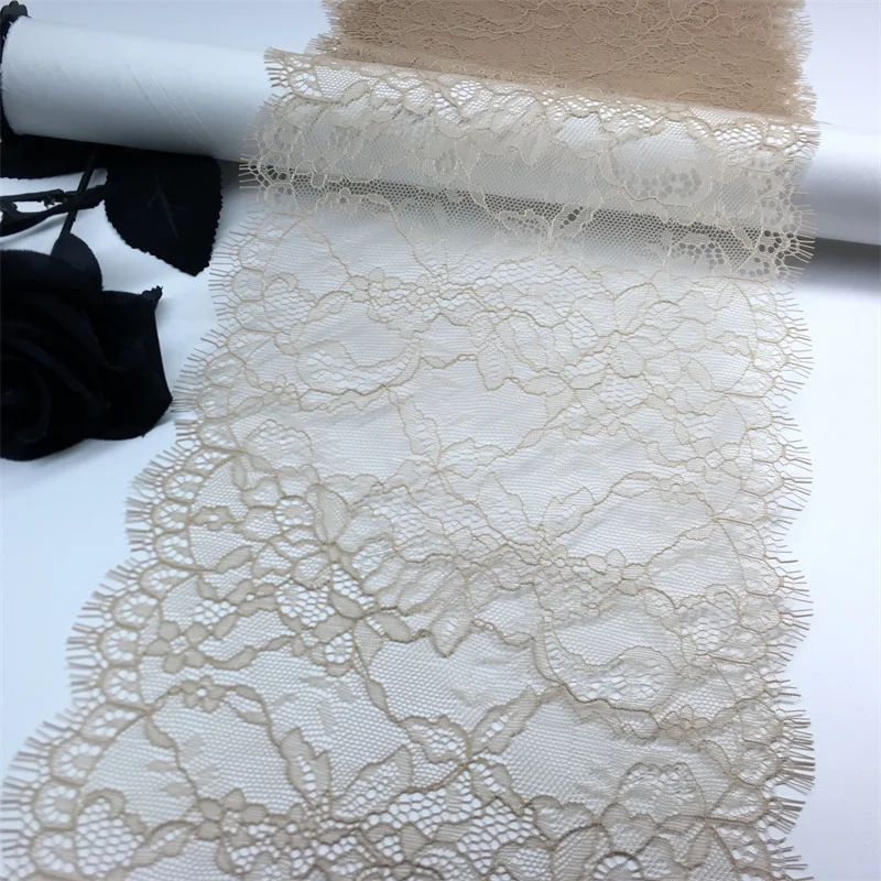 Skin Color Eyelash Chantilly French Lace Trim DIY Garment Sewing