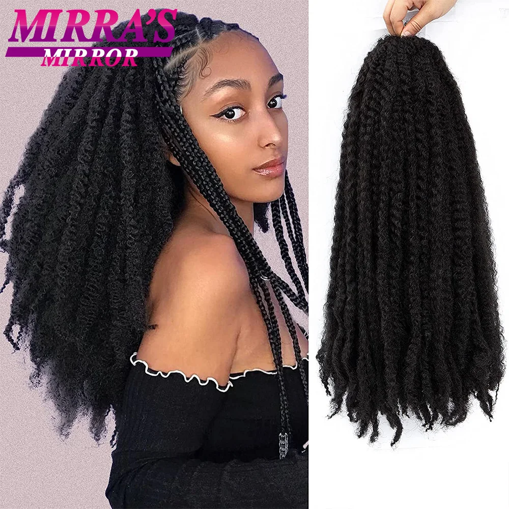 Kinky Curly Braiding Hair Crochet Braids Locs | Marley Hair Packs Faux Locs  - Synthetic Braiding Hair(for Black) - Aliexpress